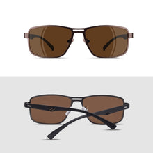Load image into Gallery viewer, Men Fashion Sunglasses Polarized Square Metal Frame
