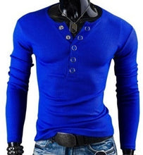 Load image into Gallery viewer, Autumn Men Polo Shirt Men Long Sleeve Solid Slim
