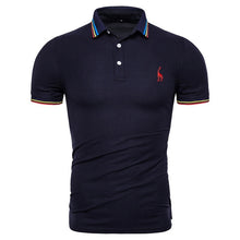 Load image into Gallery viewer, Summer 65 Cotton POLO Shirt Men Solid Deer
