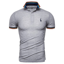Load image into Gallery viewer, Summer 65 Cotton POLO Shirt Men Solid Deer
