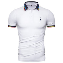 Load image into Gallery viewer, Summer 65 Cotton POLO Shirt Men Solid Deer
