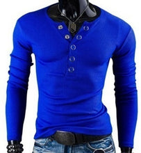Load image into Gallery viewer, Autumn Men Polo Shirt Men Long Sleeve Solid Slim
