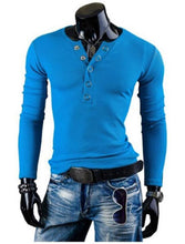 Load image into Gallery viewer, Autumn Men Polo Shirt Men Long Sleeve Solid Slim
