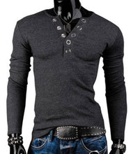 Load image into Gallery viewer, Autumn Men Polo Shirt Men Long Sleeve Solid Slim
